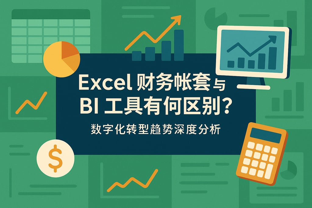 Excel财务帐套与BI工具有何区别？数字化转型趋势深度分析