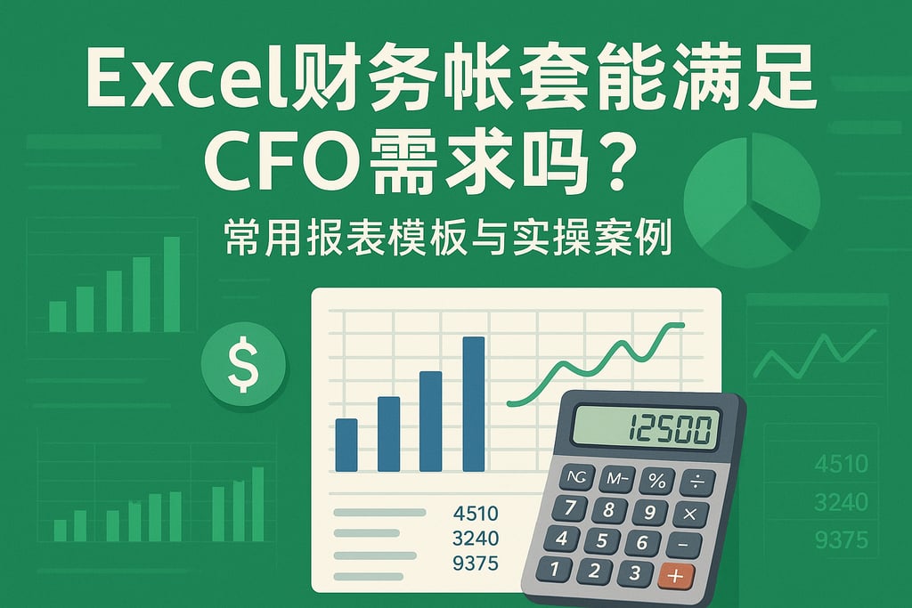 Excel财务帐套能满足CFO需求吗？常用报表模板与实操案例