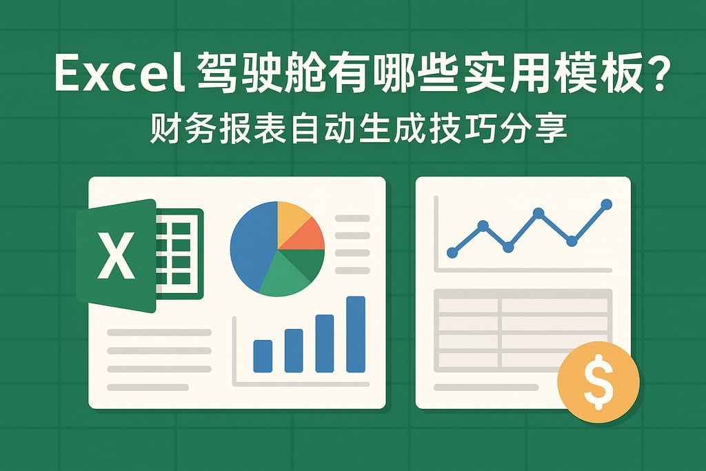 Excel驾驶舱有哪些实用模板？财务报表自动生成技巧分享