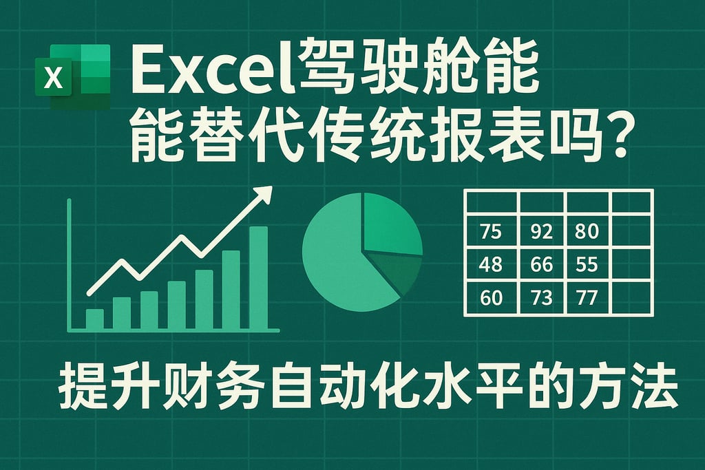 Excel驾驶舱能替代传统报表吗？提升财务自动化水平的方法