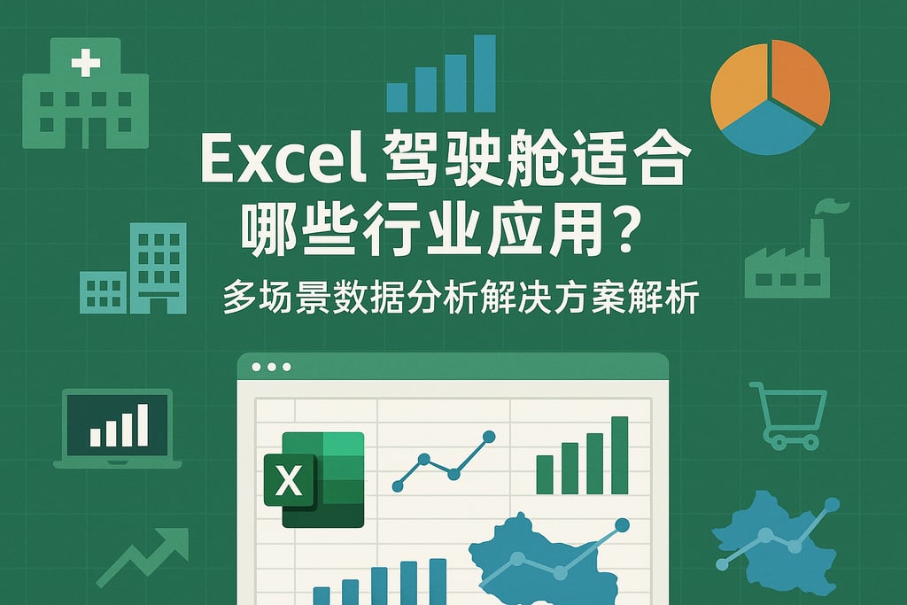 Excel驾驶舱适合哪些行业应用？多场景数据分析解决方案解析