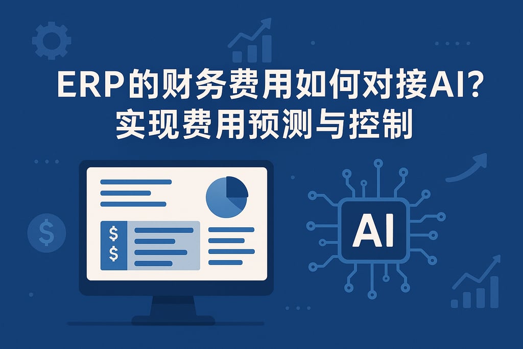 erp的财务费用如何对接AI工具？实现费用预测与控制
