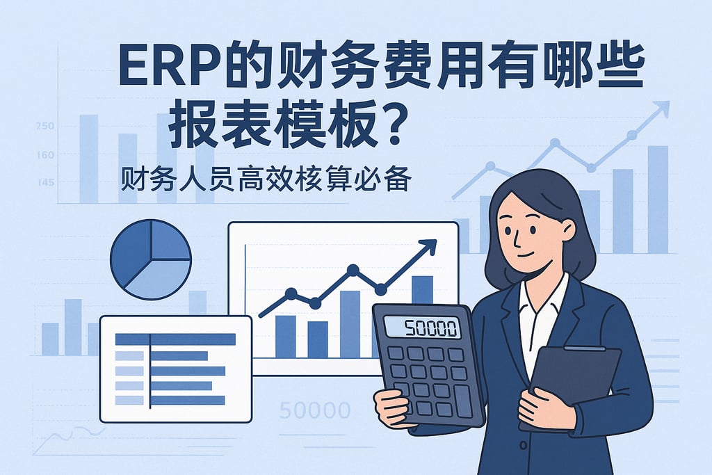 erp的财务费用有哪些报表模板？财务人员高效核算必备