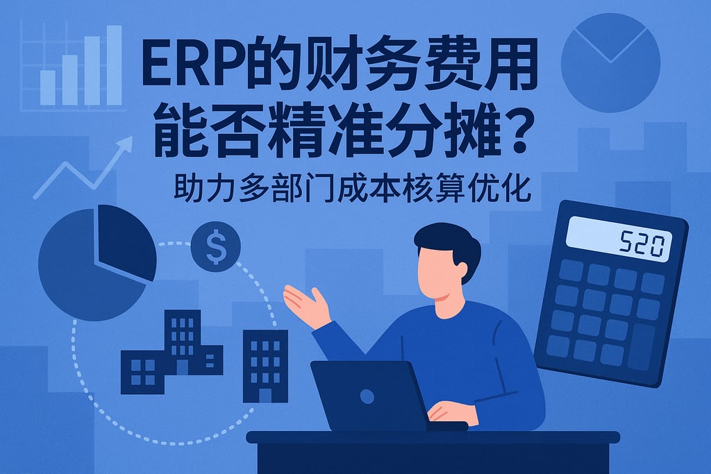 erp的财务费用能否精准分摊？助力多部门成本核算优化