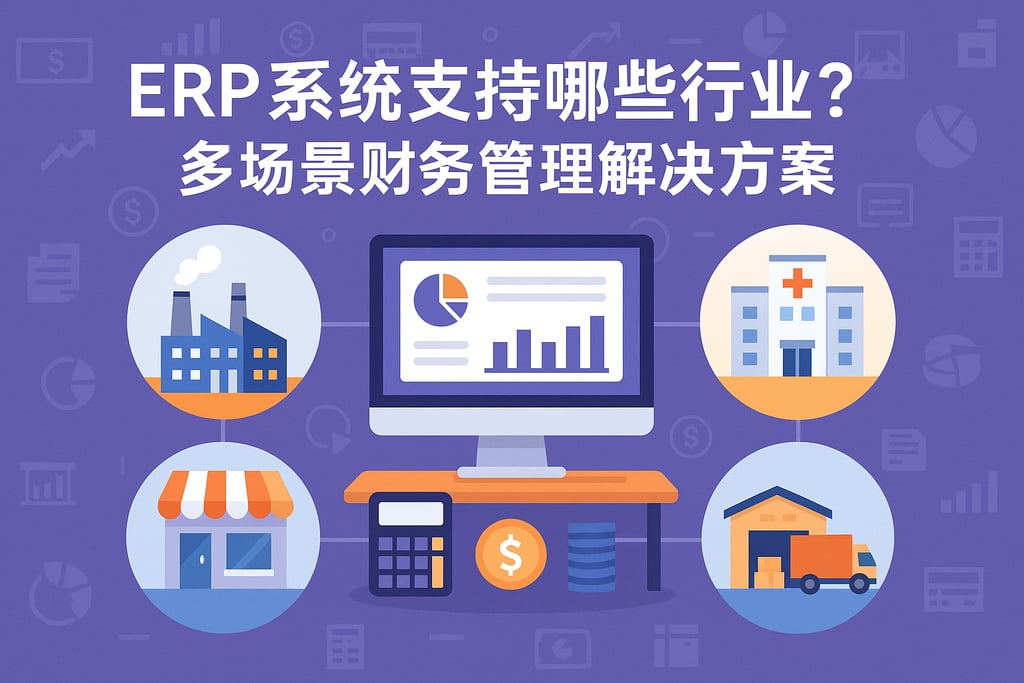 erp系统支持哪些行业？多场景财务管理解决方案