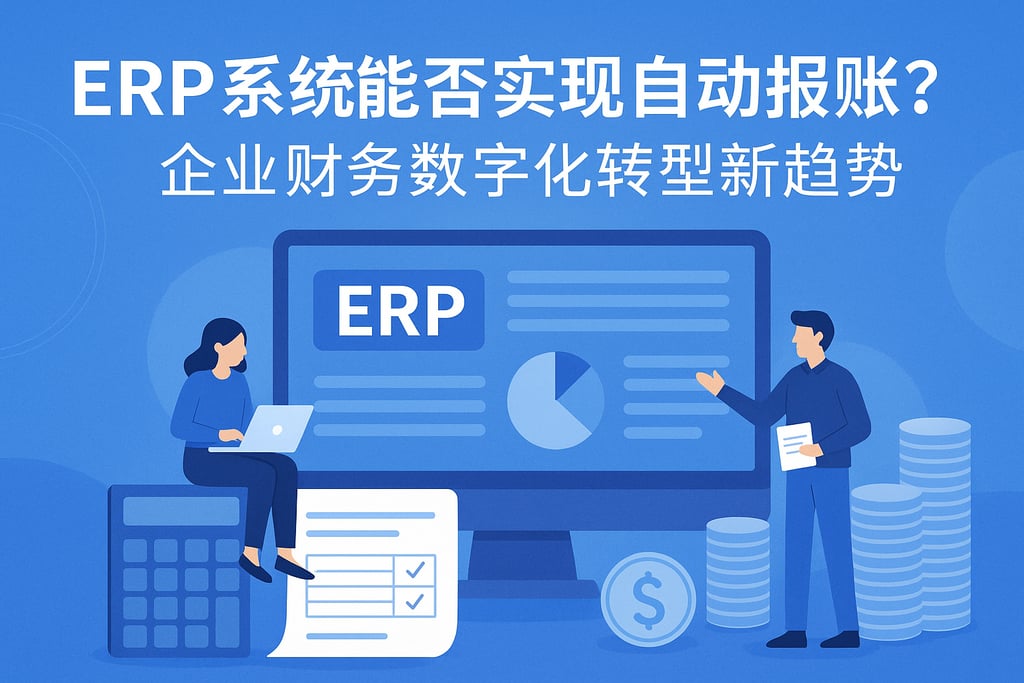 erp系统能否实现自动报账？企业财务数字化转型新趋势