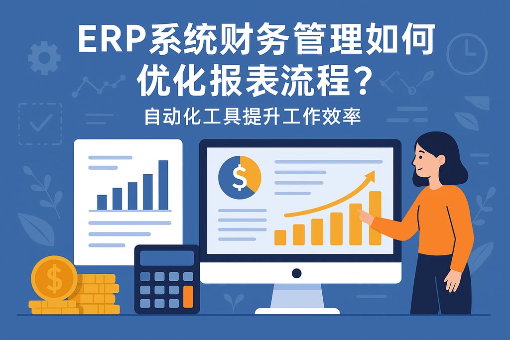 erp系统财务管理如何优化报表流程？自动化工具提升工作效率