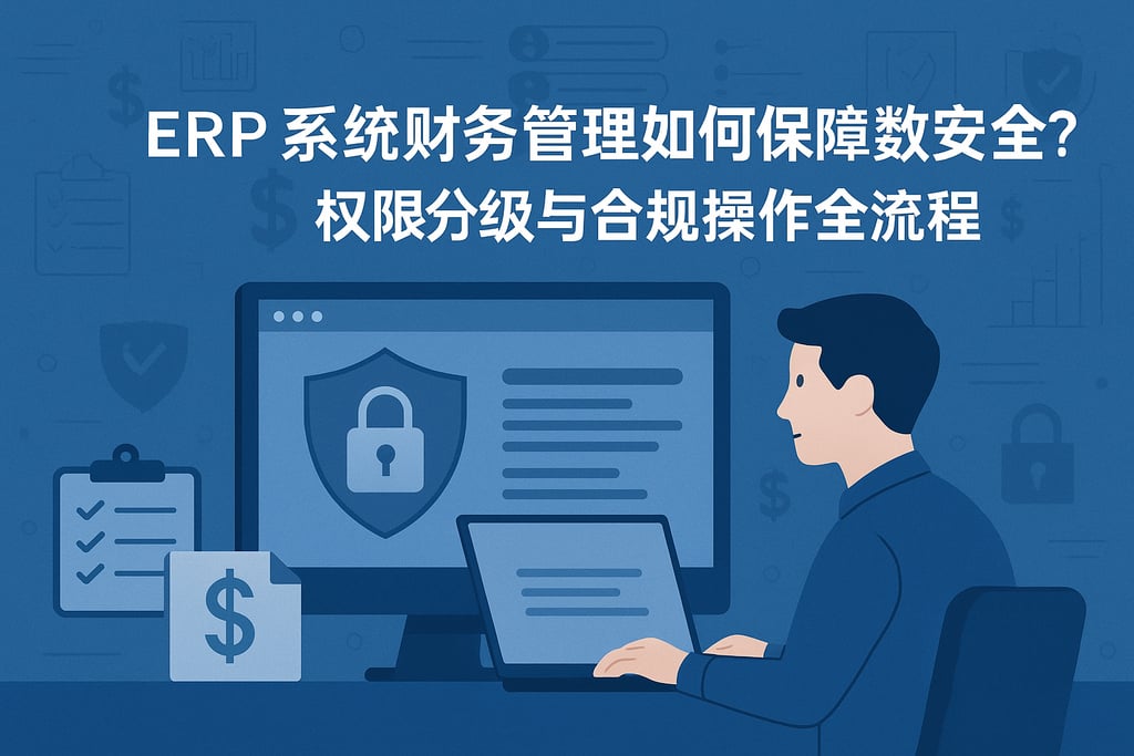 erp系统财务管理如何保障数据安全？权限分级与合规操作全流程