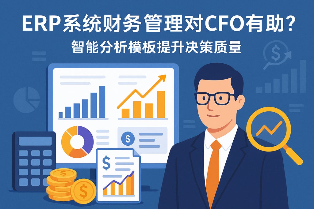 erp系统财务管理对CFO有何帮助？智能分析模板提升决策质量