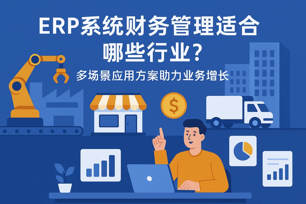 erp系统财务管理适合哪些行业？多场景应用方案助力业务增长