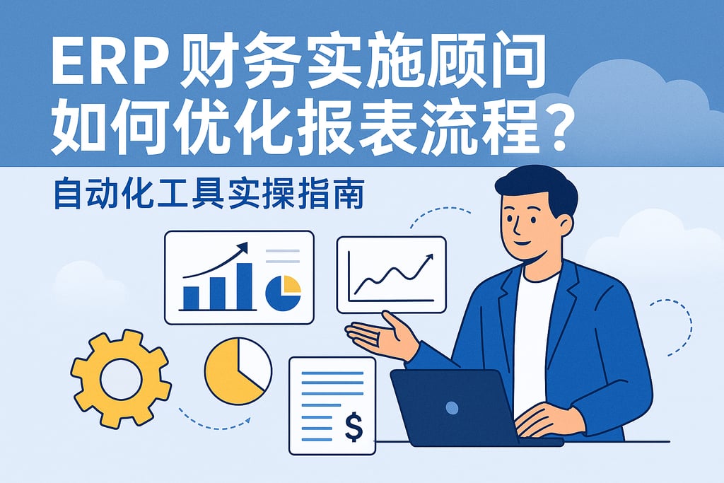 erp财务实施顾问如何优化报表流程？自动化工具实操指南