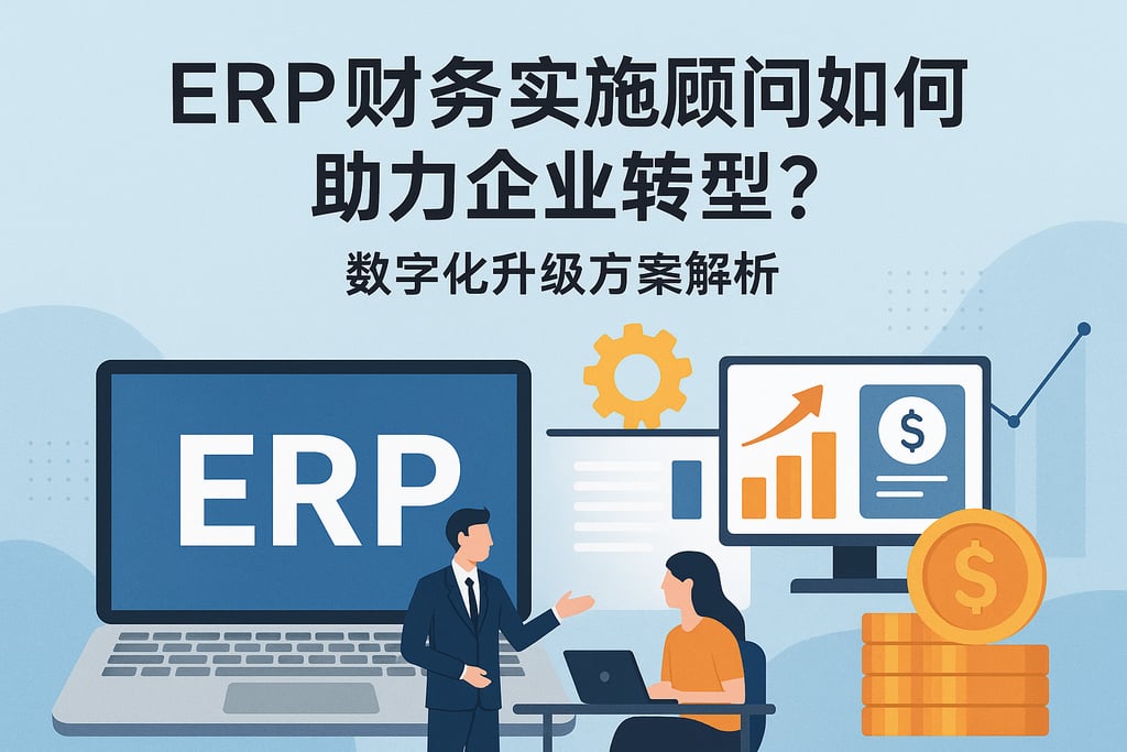 erp财务实施顾问如何助力企业转型？数字化升级方案解析
