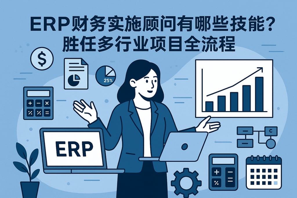 erp财务实施顾问有哪些核心技能？胜任多行业项目全流程