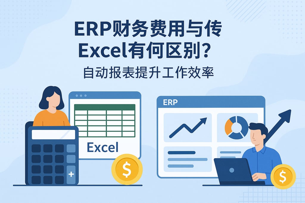 erp财务费用与传统Excel有何区别？自动报表提升工作效率