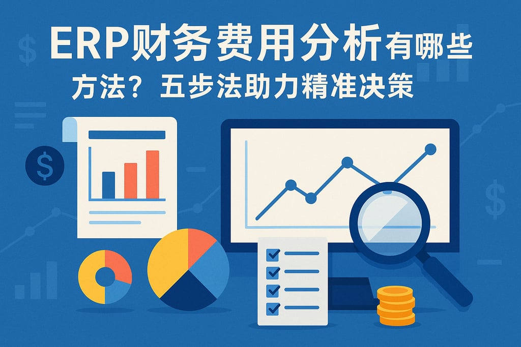 erp财务费用分析有哪些方法？五步法助力精准决策