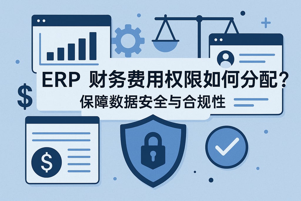 erp财务费用权限如何分配？保障数据安全与合规性