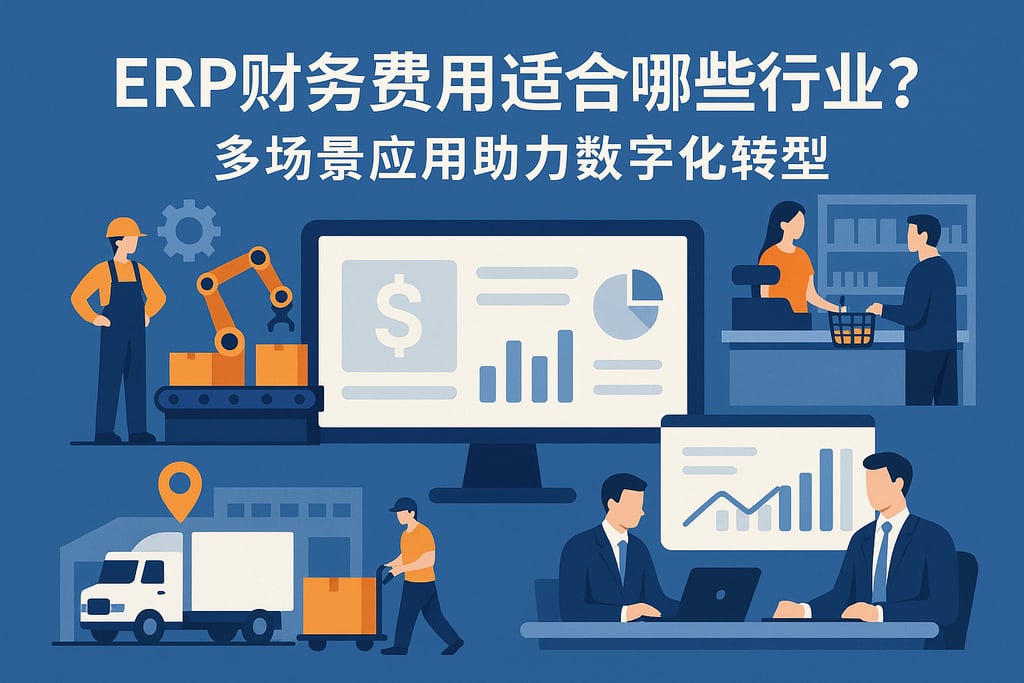 erp财务费用适合哪些行业？多场景应用助力数字化转型