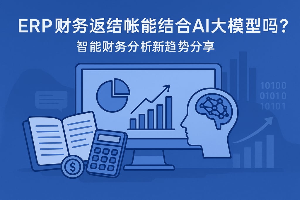 erp财务返结帐能结合AI大模型吗？智能财务分析新趋势分享