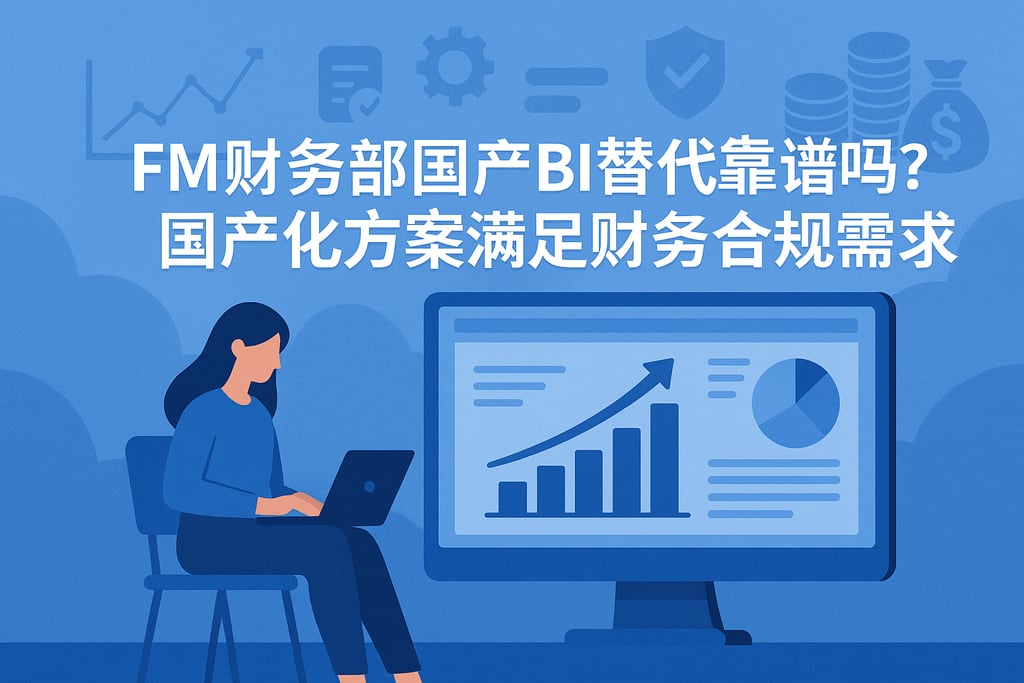 fm财务部国产BI替代靠谱吗？国产化方案满足财务合规需求