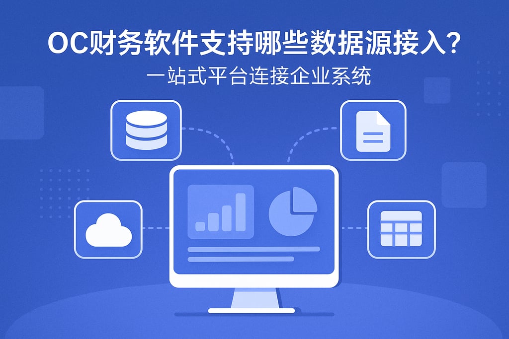 oc财务软件支持哪些数据源接入？一站式平台连接企业系统