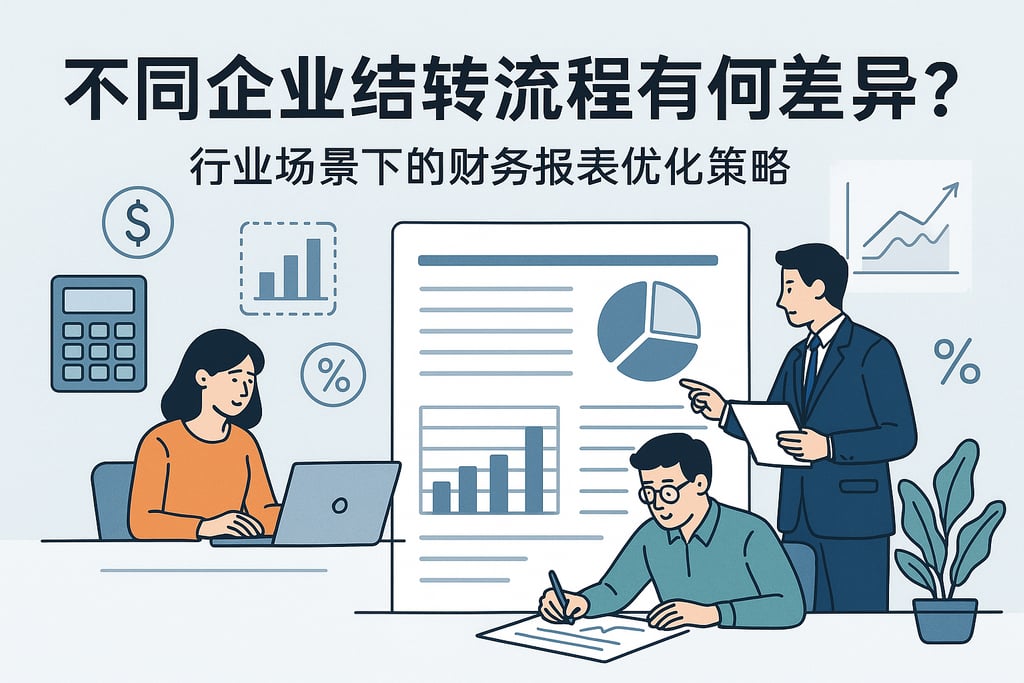 不同企业结转流程有何差异？行业场景下的财务报表优化策略