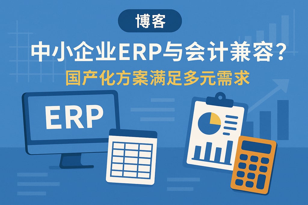 中小企业ERP与会计兼容吗？国产化方案满足多元需求