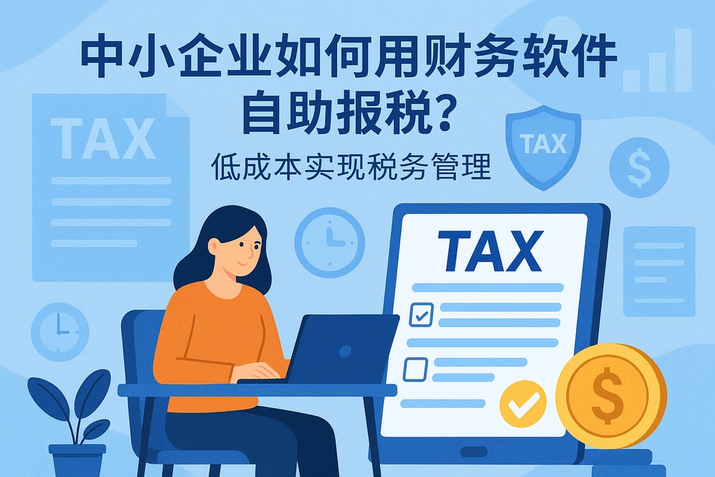 中小企业如何用财务软件自助报税？低成本实现税务管理