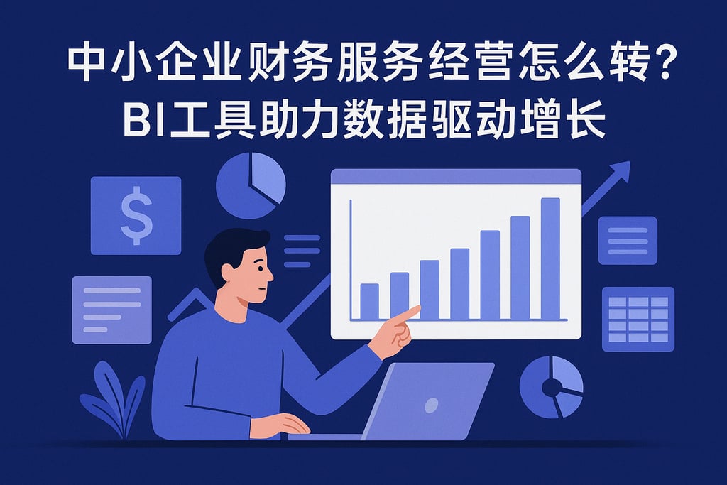 中小企业财务服务经营怎么转型？BI工具助力数据驱动增长