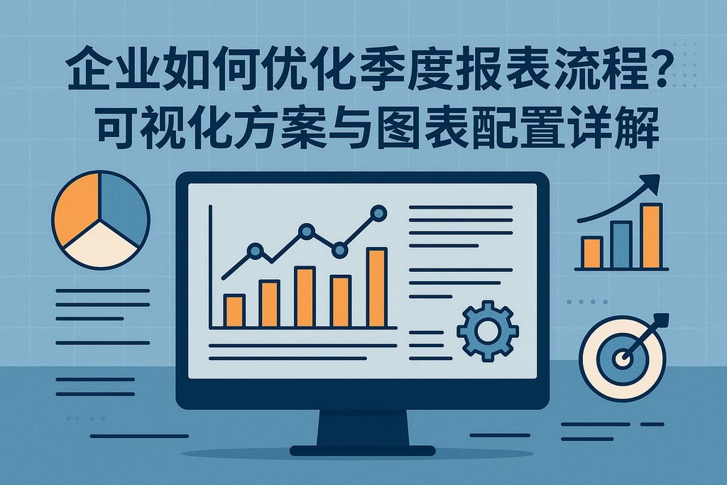 企业如何优化季度报表流程？可视化方案与图表配置详解