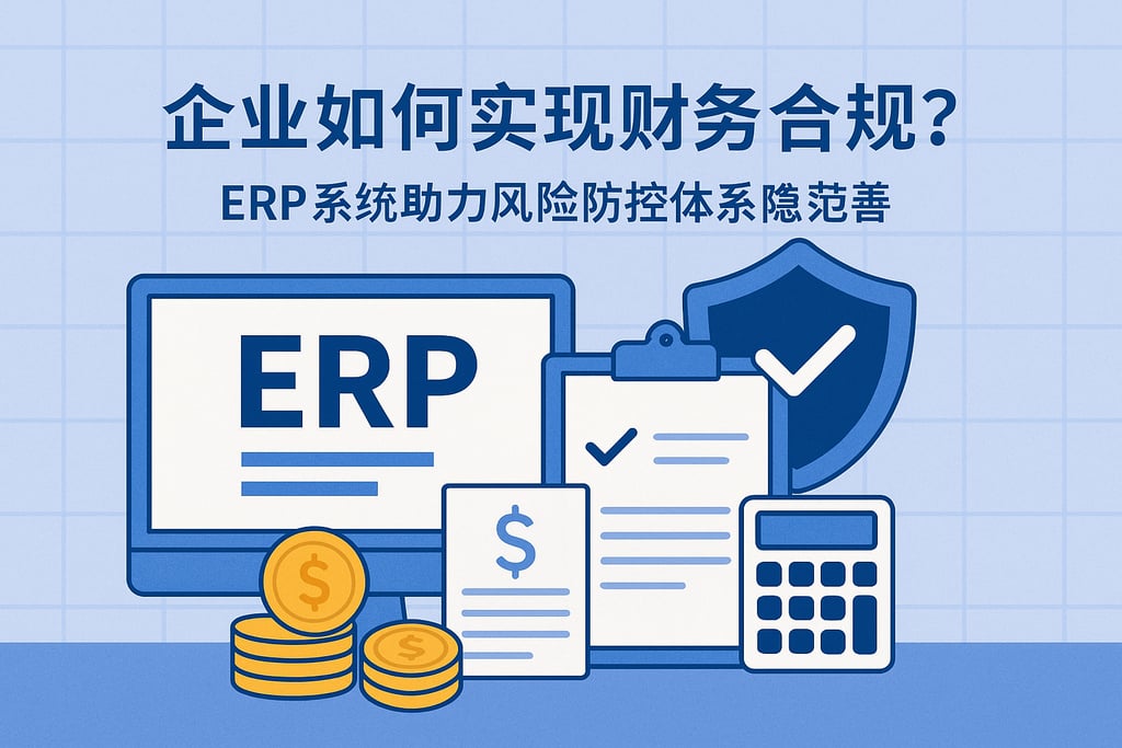 企业如何实现财务合规？erp系统助力风险防控体系完善