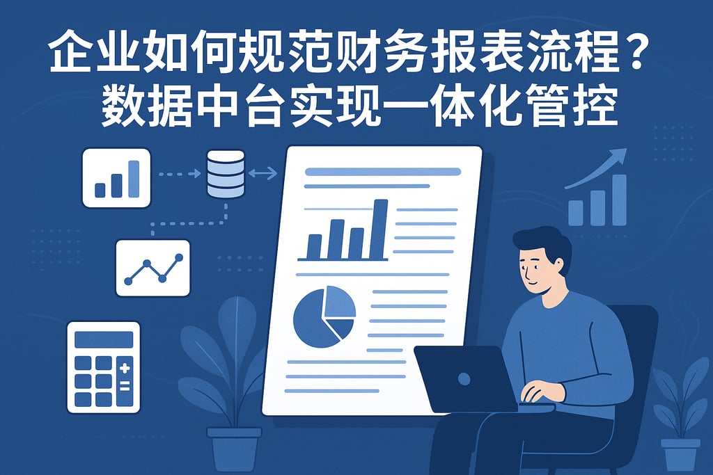 企业如何规范财务报表流程？数据中台实现一体化管控