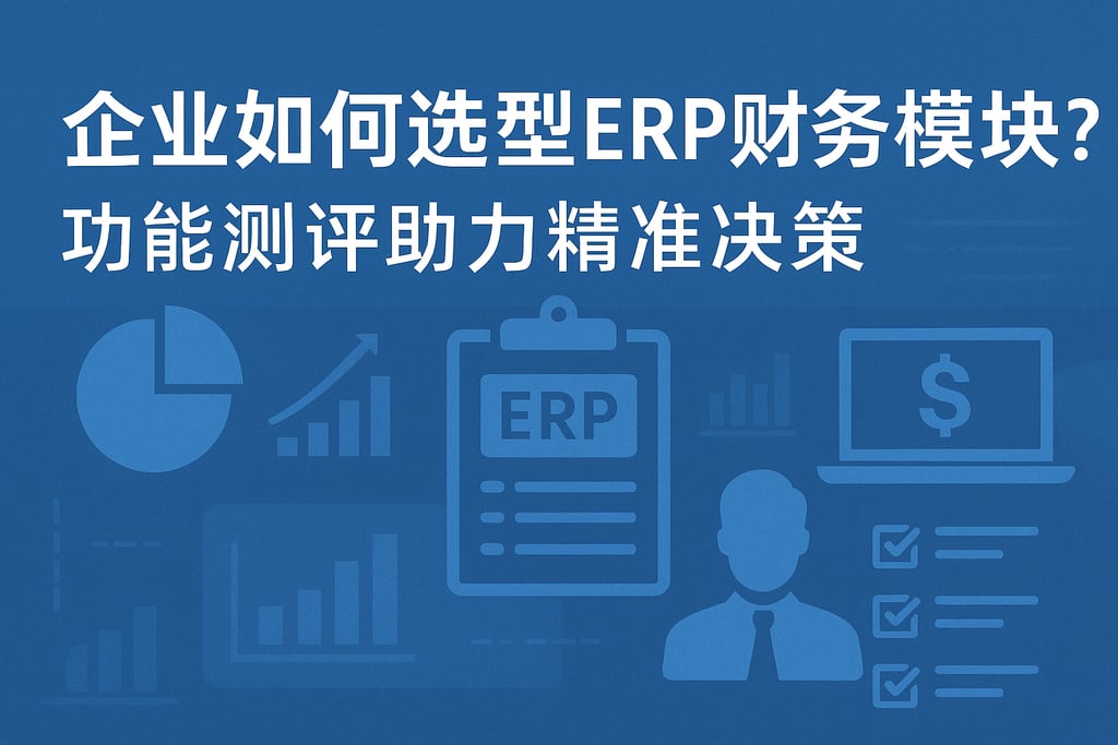 企业如何选型ERP财务模块？功能测评助力精准决策