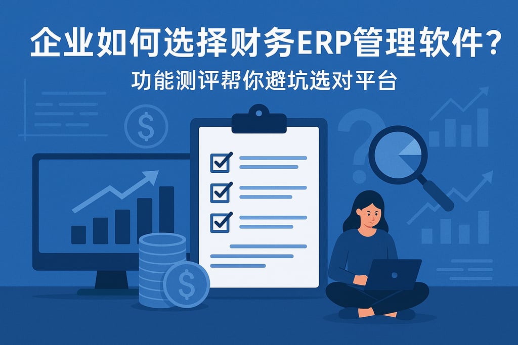 企业如何选择财务ERP管理软件？功能测评帮你避坑选对平台