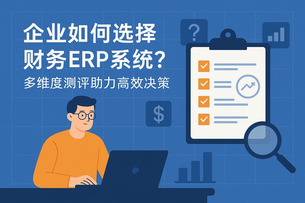 企业如何选择财务ERP系统？多维度测评助力高效决策