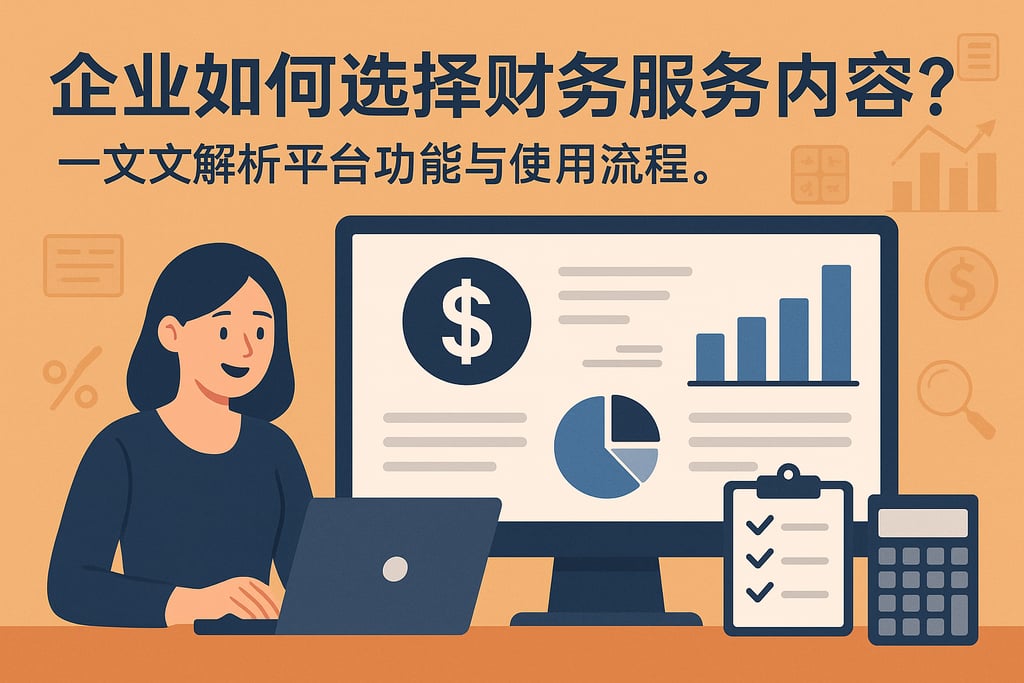 企业如何选择财务服务内容？一文解析平台功能与使用流程。