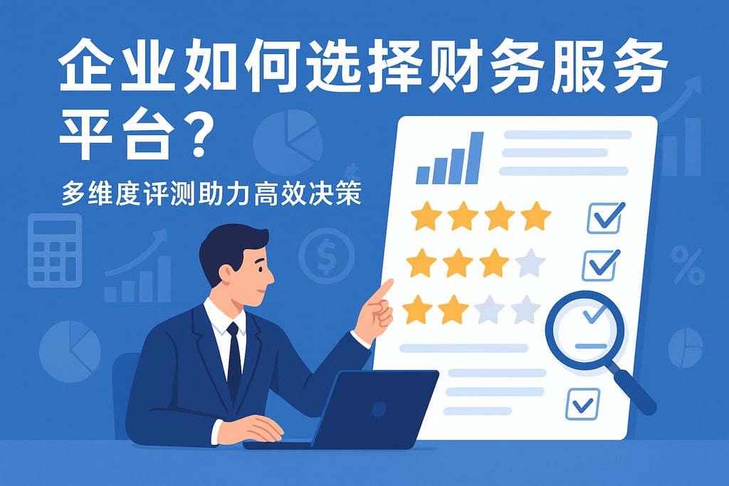 企业如何选择财务服务平台？多维度评测助力高效决策
