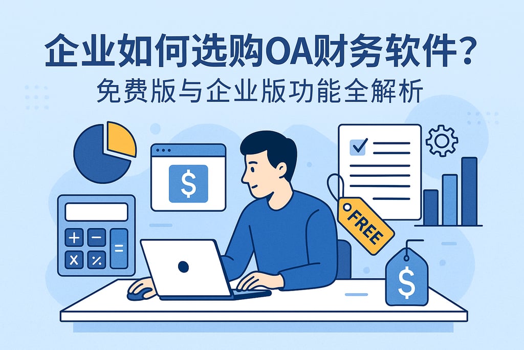 企业如何选购OA财务软件？免费版与企业版功能全解析