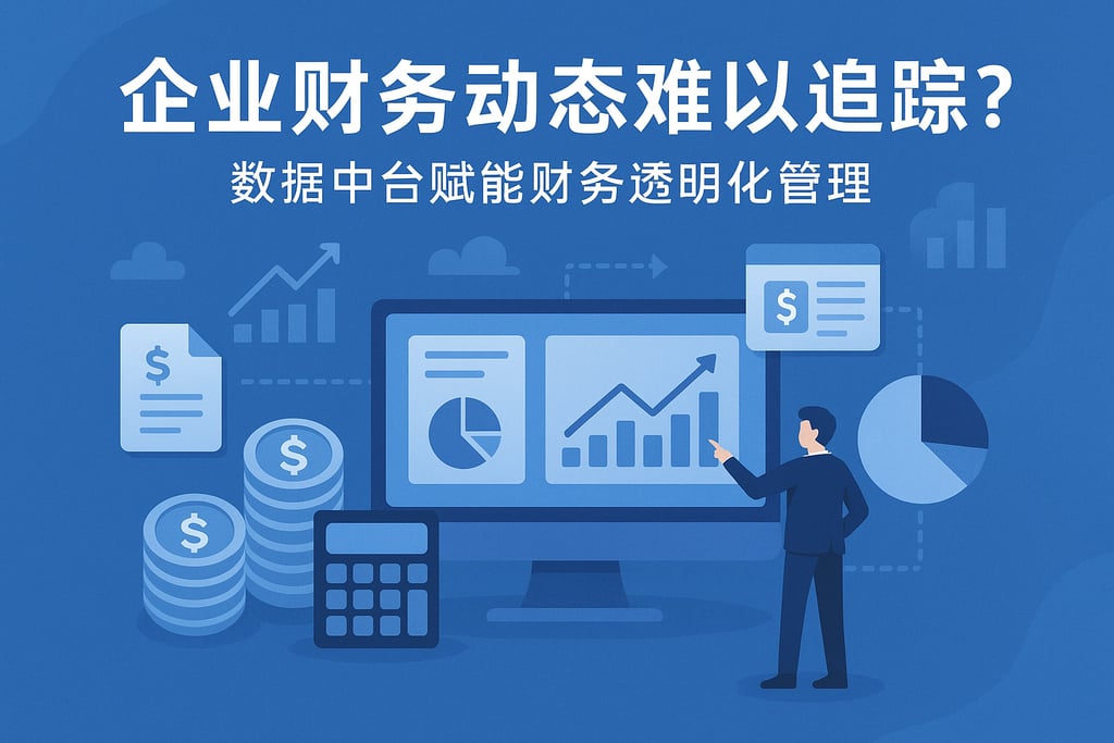 企业财务动态难以追踪？数据中台赋能财务透明化管理