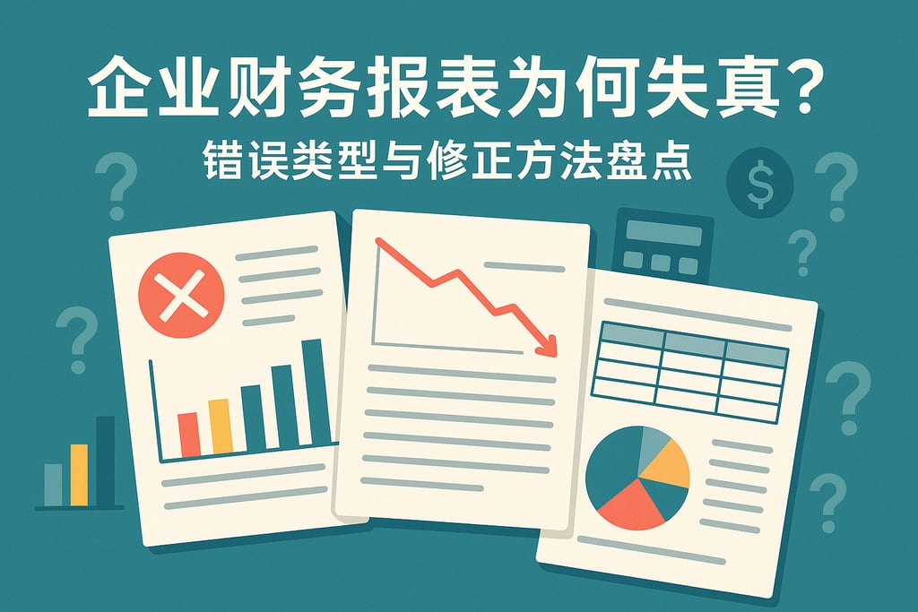 企业财务报表为何失真？错误类型与修正方法盘点