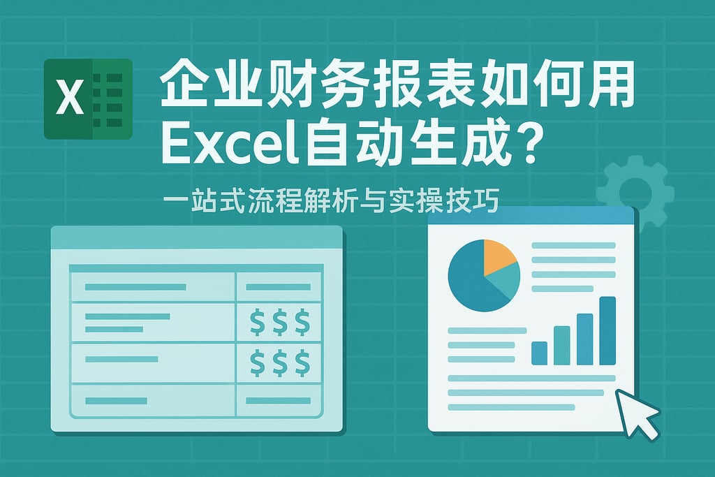 企业财务报表如何用Excel自动生成？一站式流程解析与实操技巧
