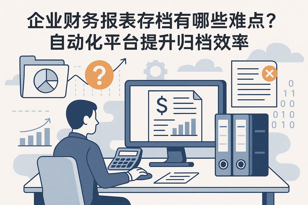 企业财务报表存档有哪些难点？自动化平台提升归档效率