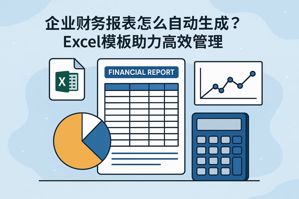 企业财务报表怎么自动生成？Excel模板助力高效管理