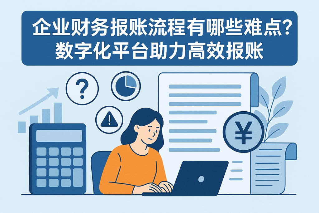 企业财务报账流程有哪些难点？数字化平台助力高效报账