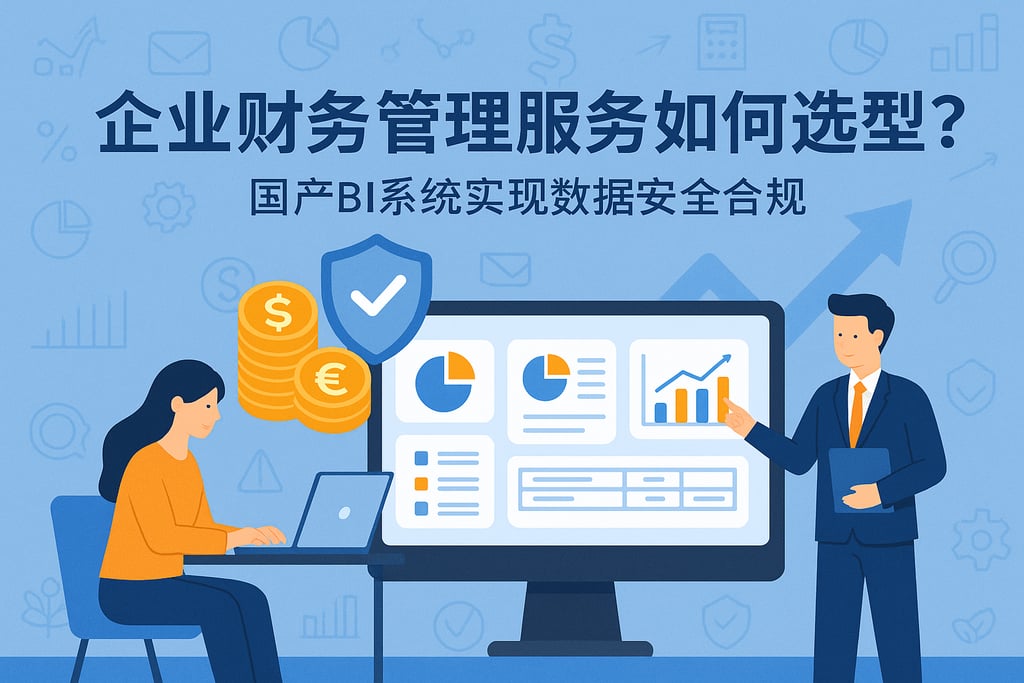 企业财务管理服务如何选型？国产BI系统实现数据安全合规