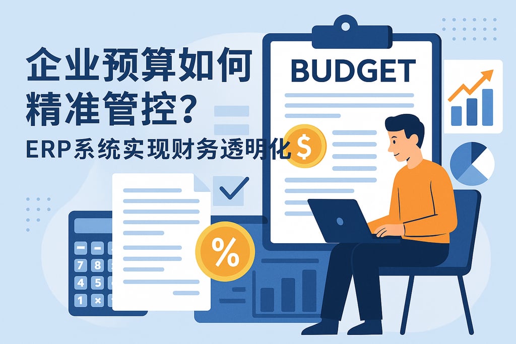 企业预算如何精准管控？erp系统实现财务透明化