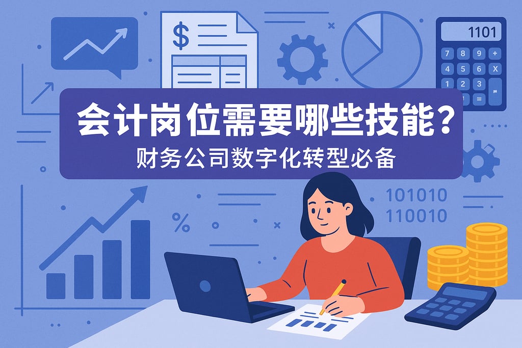 会计岗位需要哪些技能？财务公司数字化转型必备