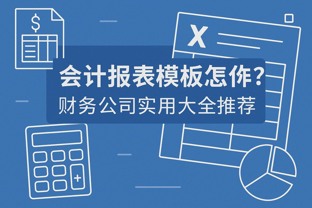 会计报表模板怎么选？财务公司实用大全推荐