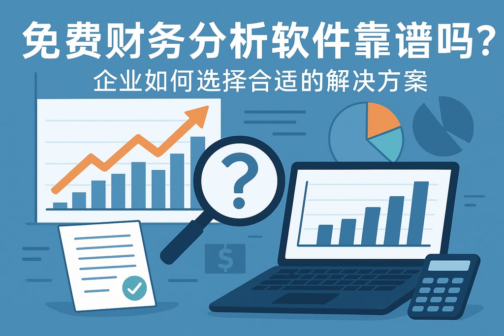 免费财务分析软件靠谱吗？企业如何选择合适的解决方案