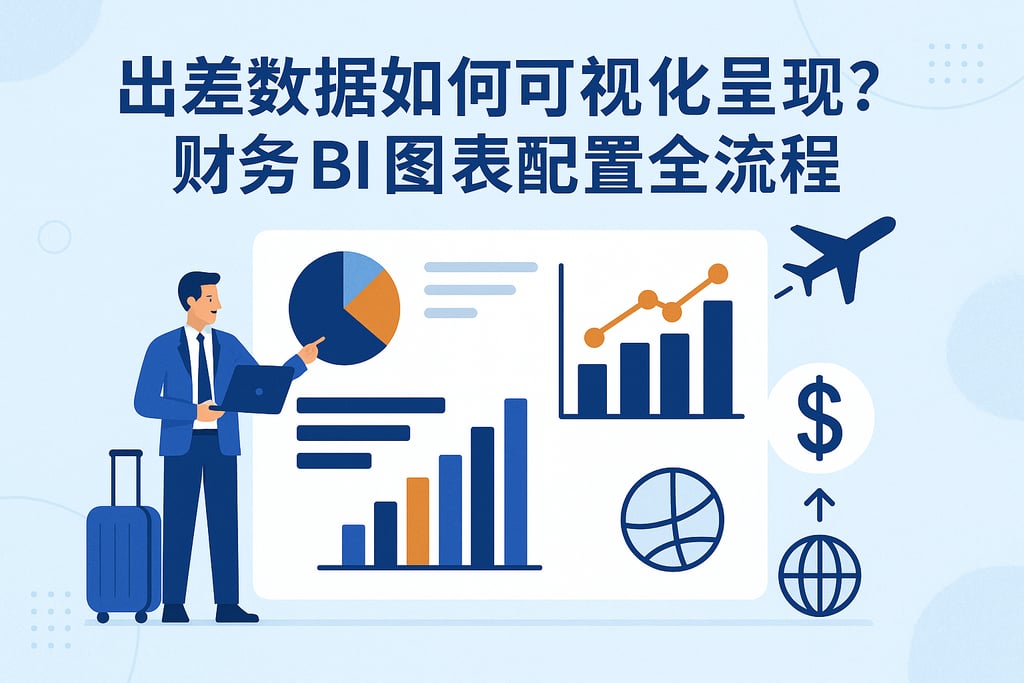 出差数据如何可视化呈现？财务BI图表配置全流程