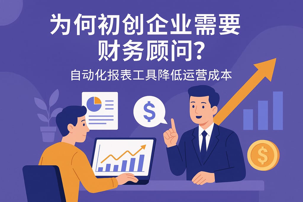 初创企业为何需要财务顾问？自动化报表工具降低运营成本